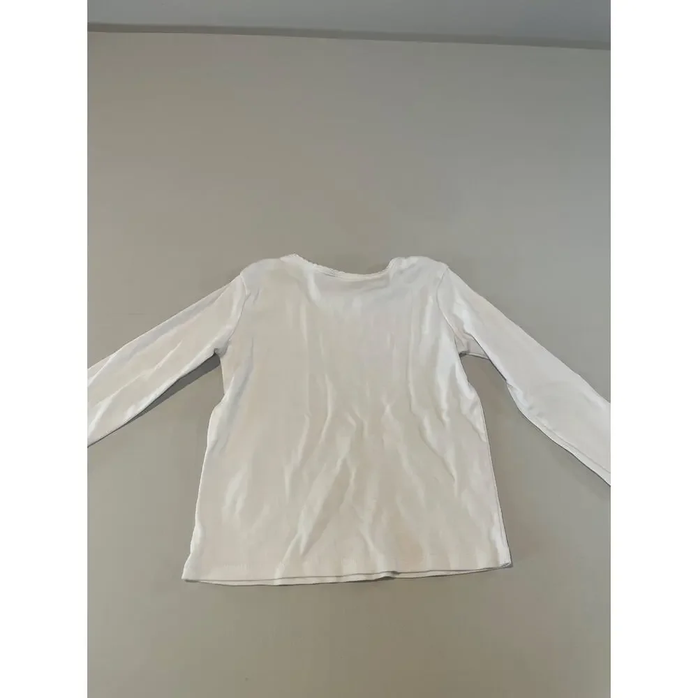 Hanna Andersson 100% Pima Cotton Long Sleeve Top Size S (6/7)